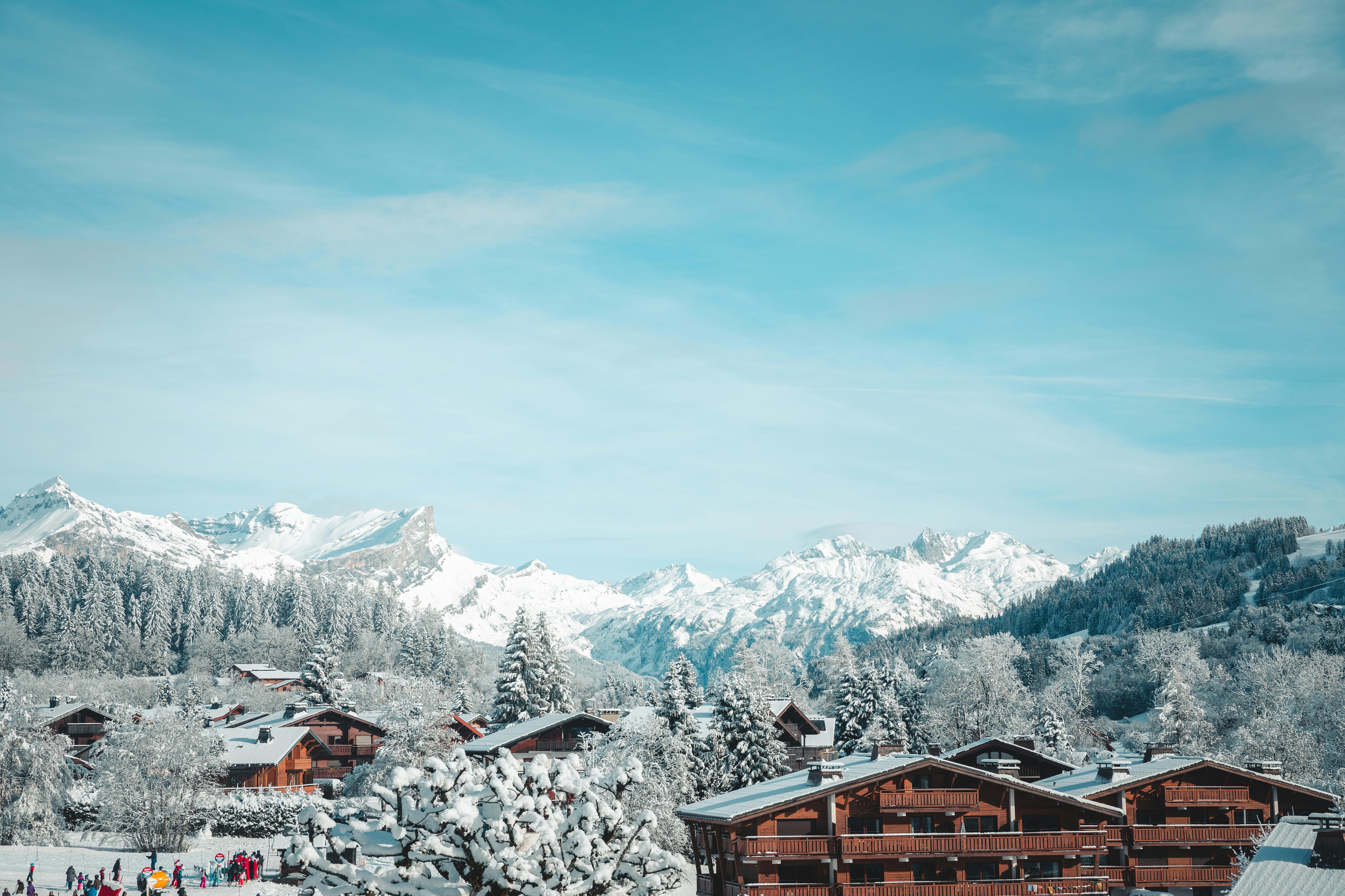 Vue sur Megève